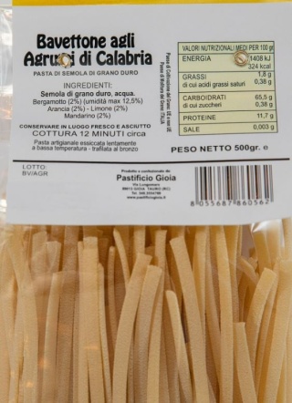 Bavettone z owocami cytrusowymi 500gr