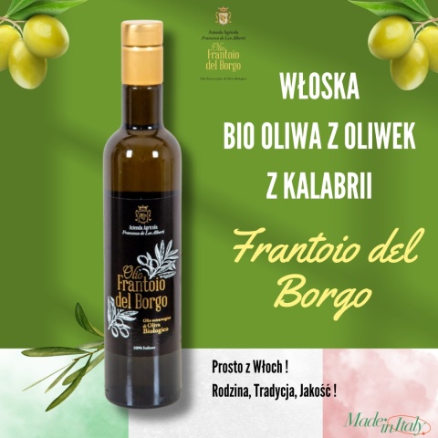 Bio oliwa z oliwek 0,25L z certyfikatem