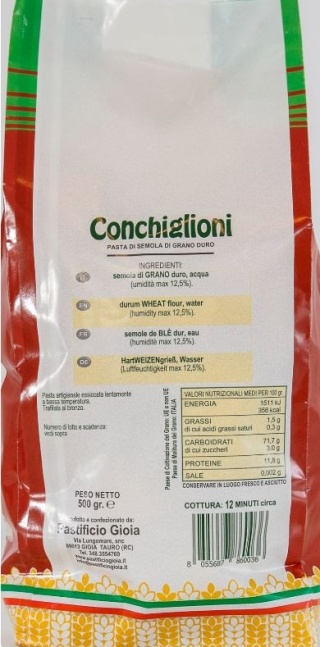 Conchiglioni 500gr