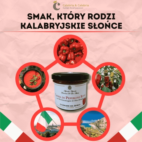 Krem z czerwonej papryki z czosnkiem i BIO oliwą 100g