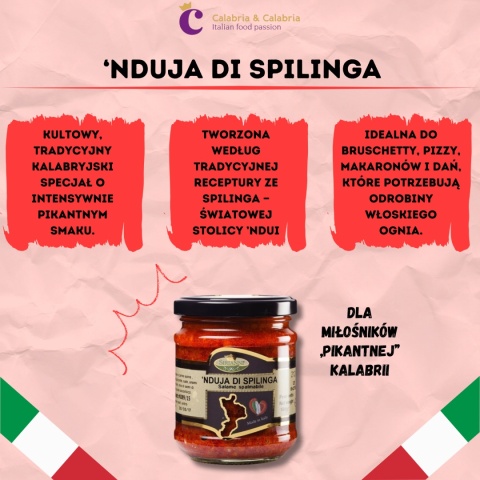 Nduja di spilinga w słoiczku 180ml
