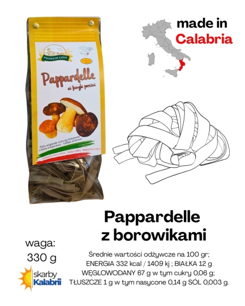 Pappardelle z borowikami 330gr