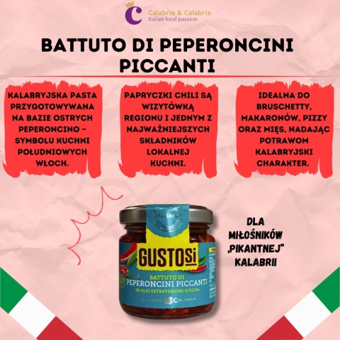 Pasta z papryczki chilli w oliwie extra vergine 80g