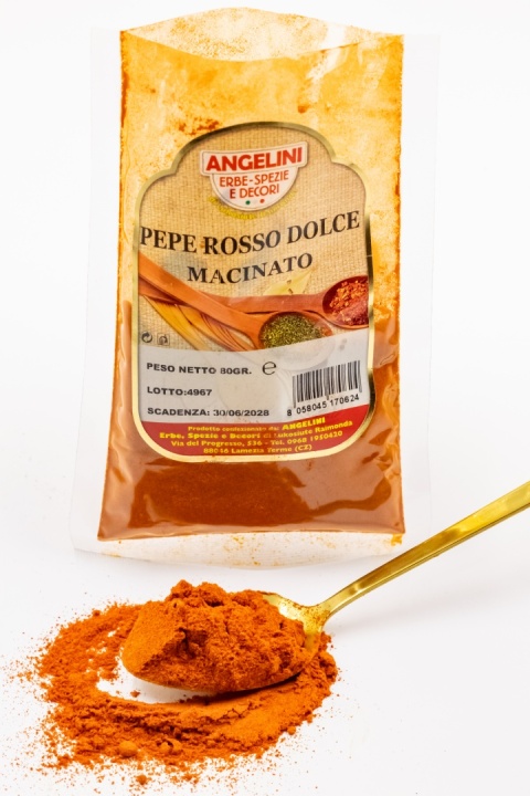Pepe rosso dolce macinato 80gr