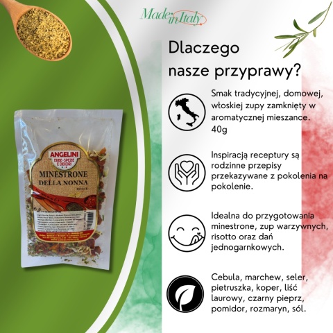 Przyprawa do zupy Minestrone 40g