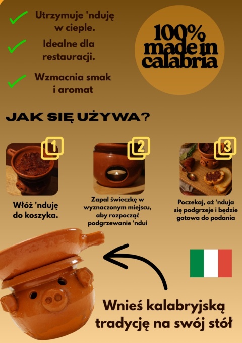 Scalda Nduja - podrzewacz do Nduji
