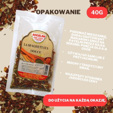 Spaghettata dolce 40gr