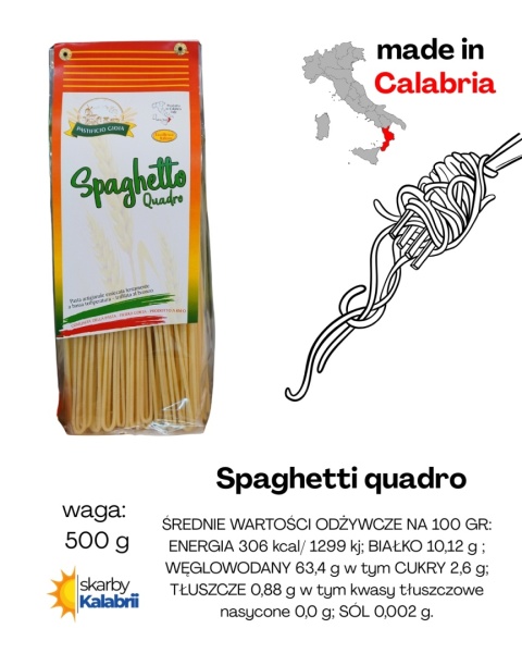 Spaghetti quadro 500gr